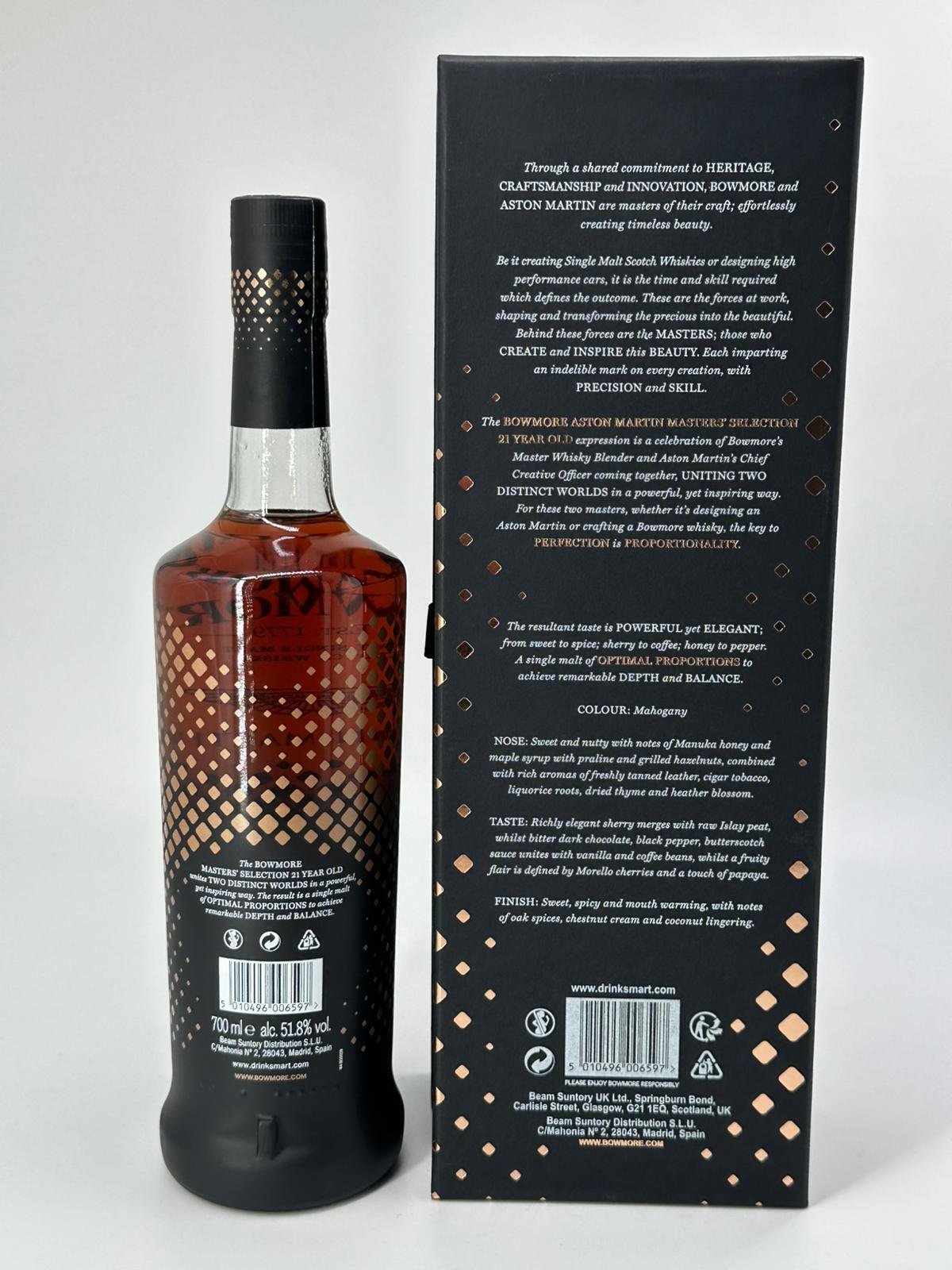Bowmore 21 Years Master Selection Aston Martin 2021 51,8% 0.7l