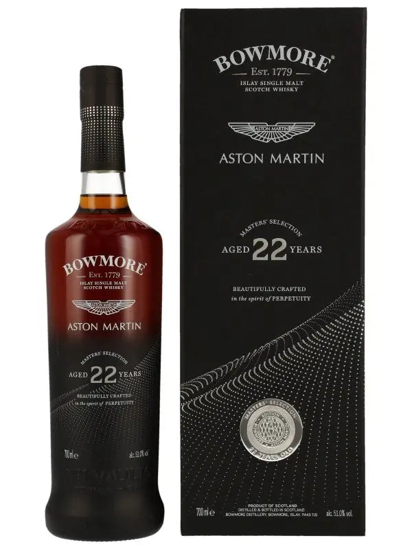 Bowmore 22 Years Master Selection Aston Martin 2023 51% 0.7l