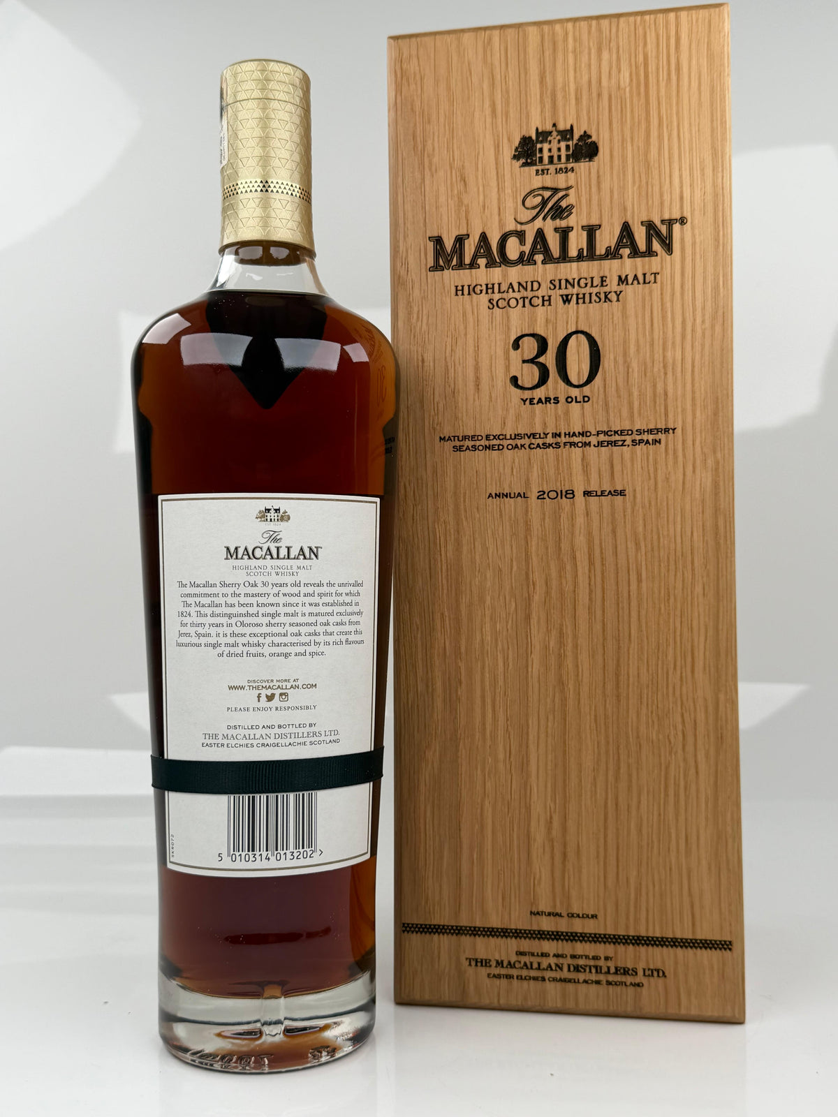 Macallan 30 Years Sherry Oak 2018 Release 43%ABV 0.7l