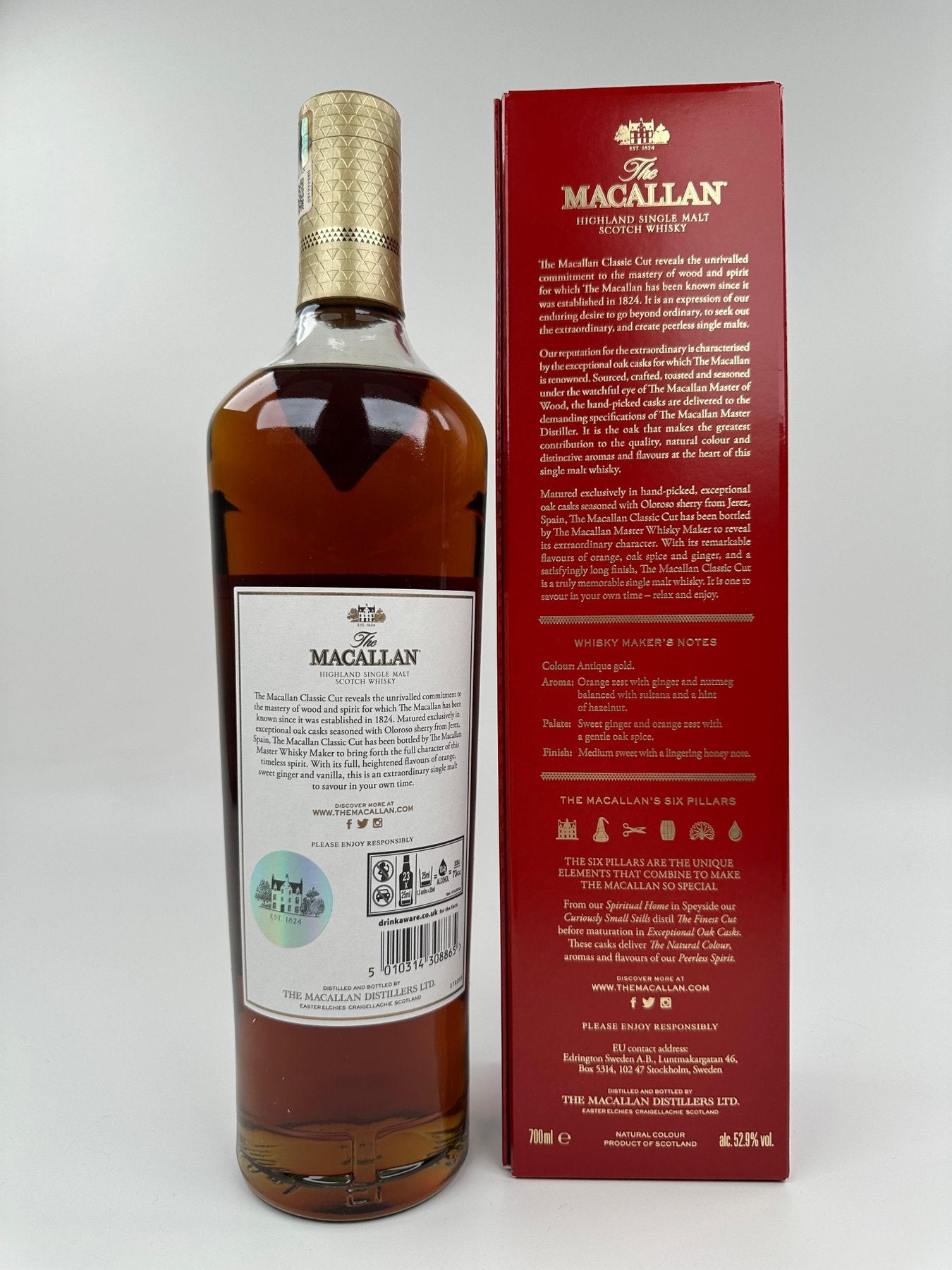 Macallan Classic Cut 2019 Release – 52.5% ABV, 0.7L