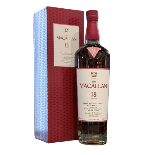 Macallan 18 Years Sherry Oak 2026 Release 43%vol. 0,7l
