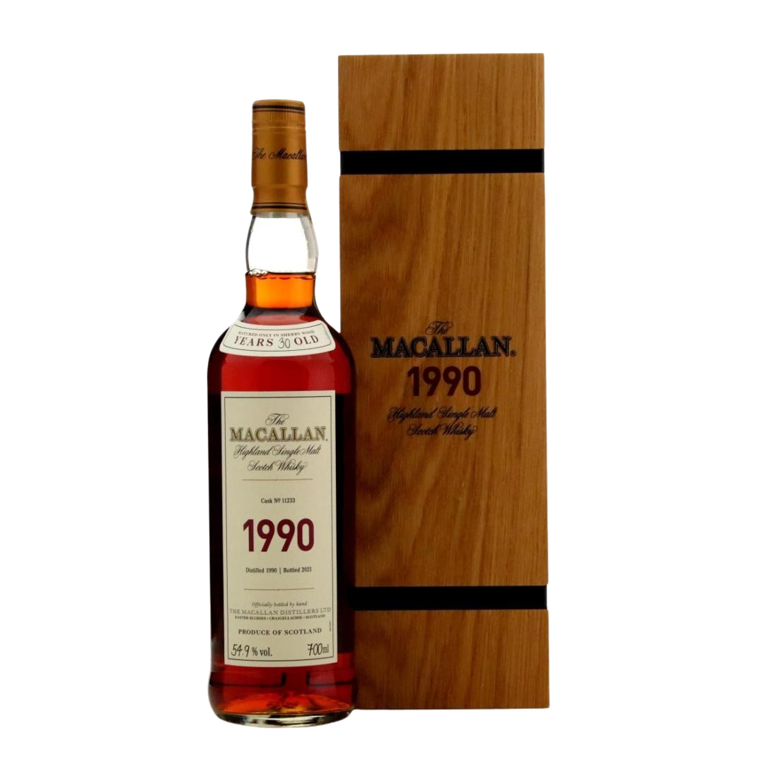 Macallan 1990 Fine & Rare 30 Year Old