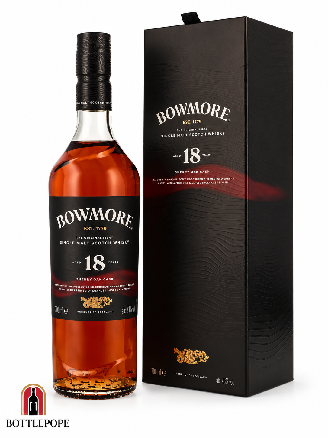Bowmore 18 Year Old Sherry Cask 43 % vol. 0,7 l