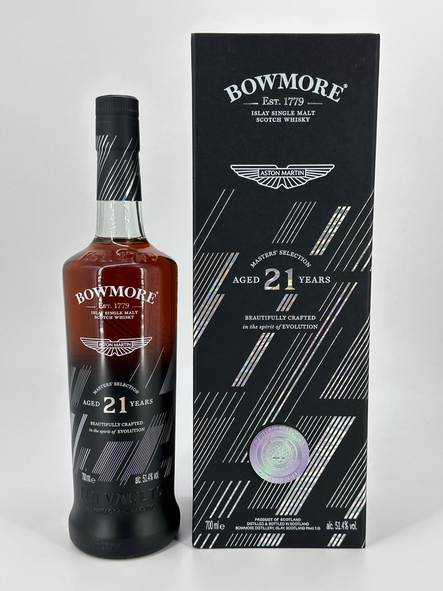 Bowmore 21 Years Master Selection Aston Martin 2024 51.4% 0.7l