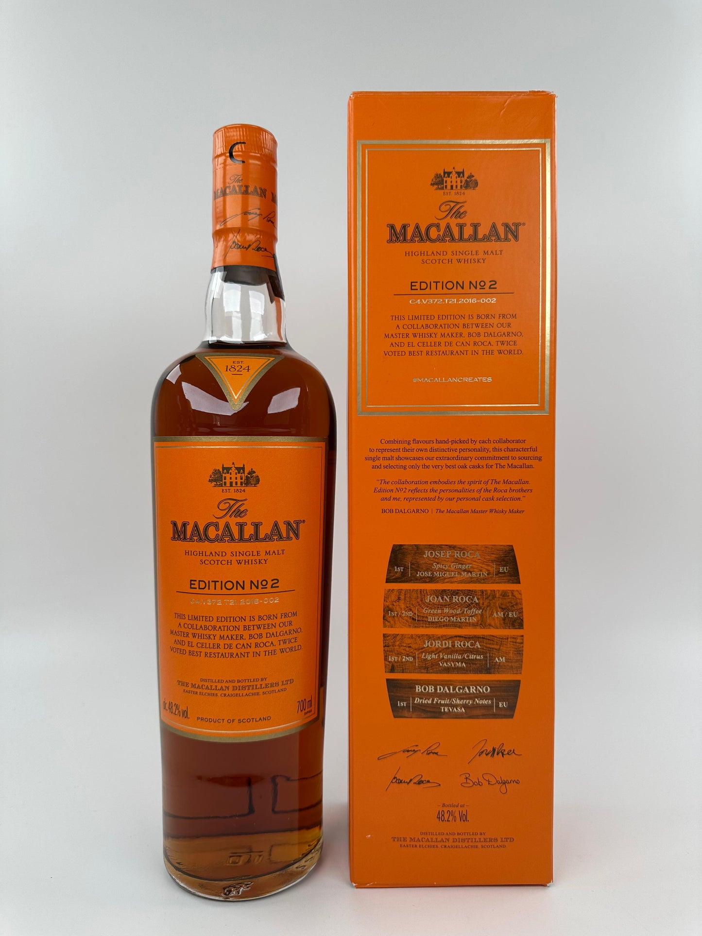 Macallan Edition No. 1 – 6 Full Set (6 Bottles) 0.7l