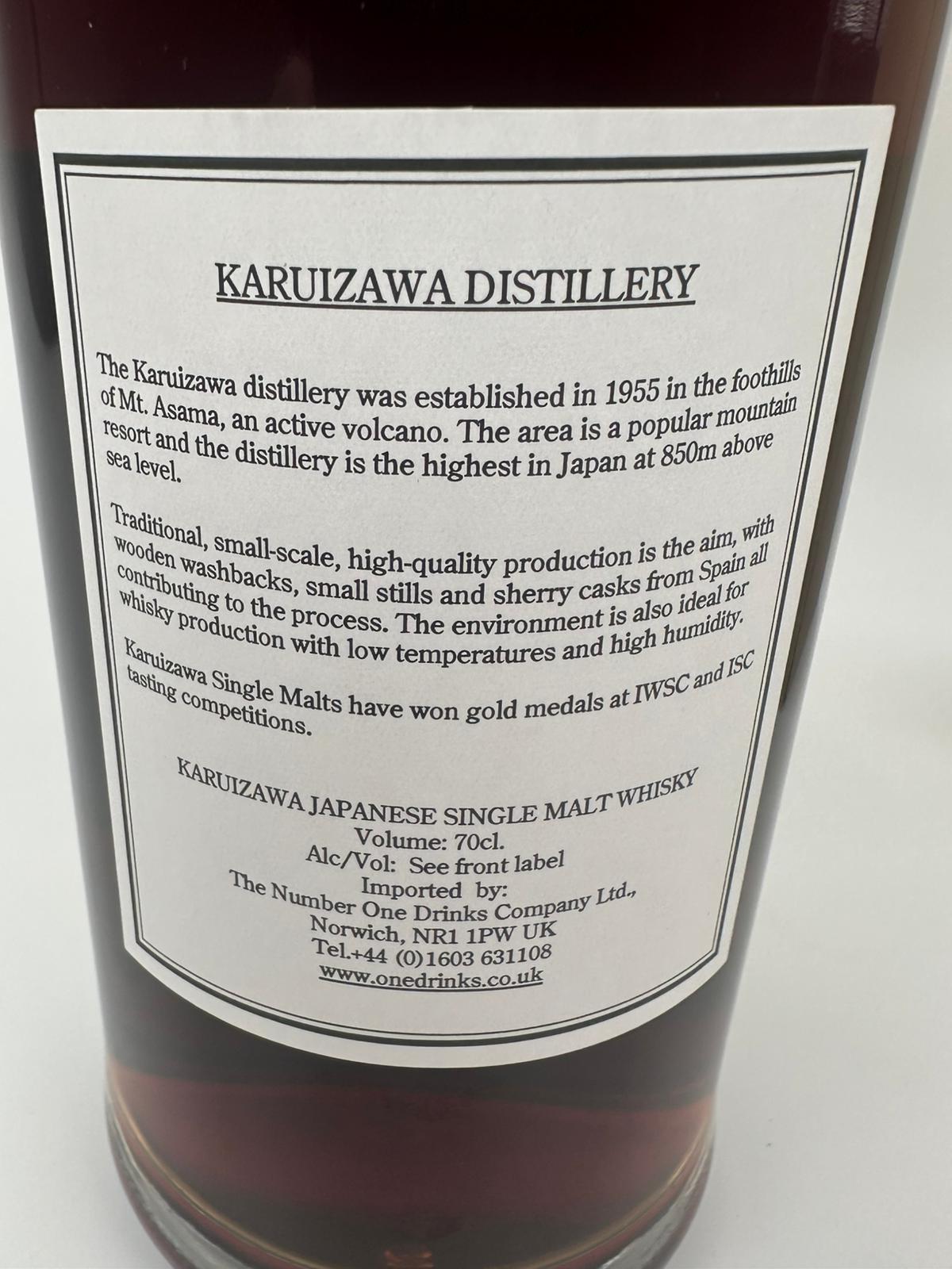 Karuizawa 1971 Cask no. 6878 - b. 2008 58,5%. vol 0,7l