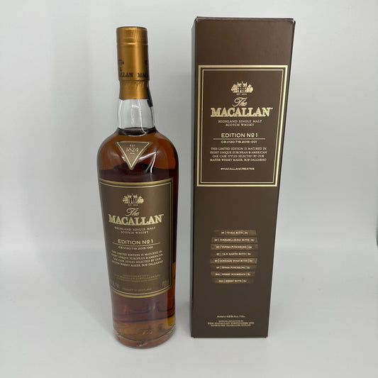 Macallan Edition No. 1  48%ABV 0.7l