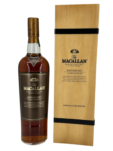 Macallan Edition No. 1 in Wooden Box 48%ABV 0.7l
