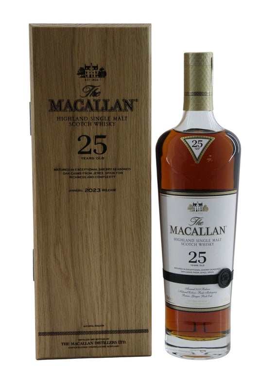 Macallan 25 Years Sherry Oak Release 2023, 0.7 L, 43% ABV