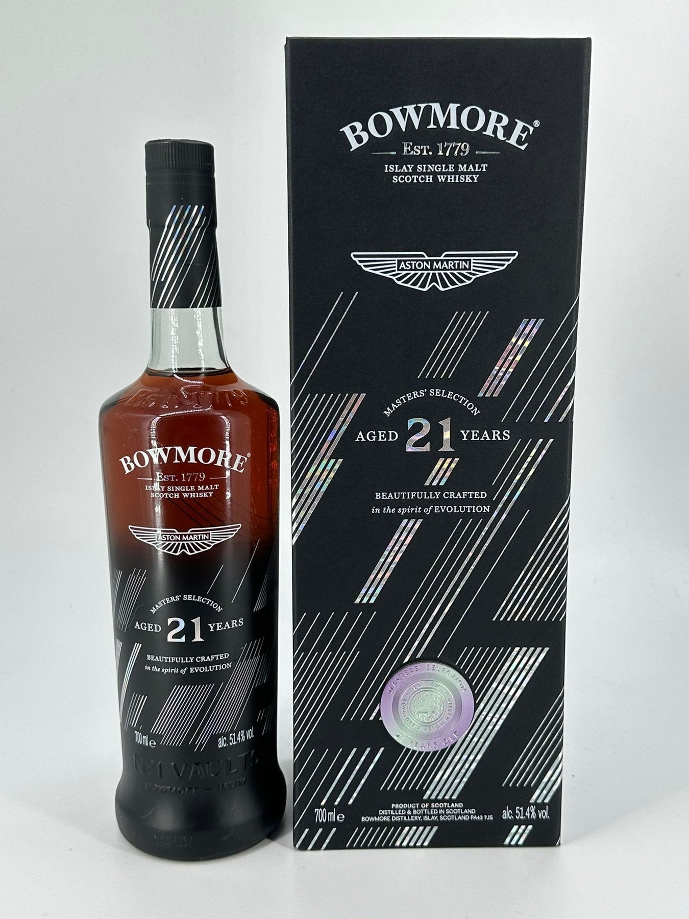 Bowmore 21 Years Master Selection Aston Martin 2024 51.4% 0.7l